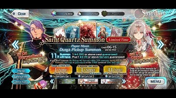 【FGO】GODDESS SECURED! Durga Rolls! | Paper Moon Durga Pickup Summon