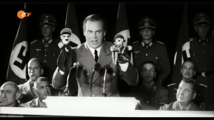 Goebbels spricht nach Stalingrad - Sketch History