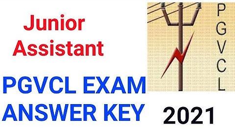 PGVCL Vidyut Sahayak (Junior Assistant) Answer Key / Objection Tracker 2021