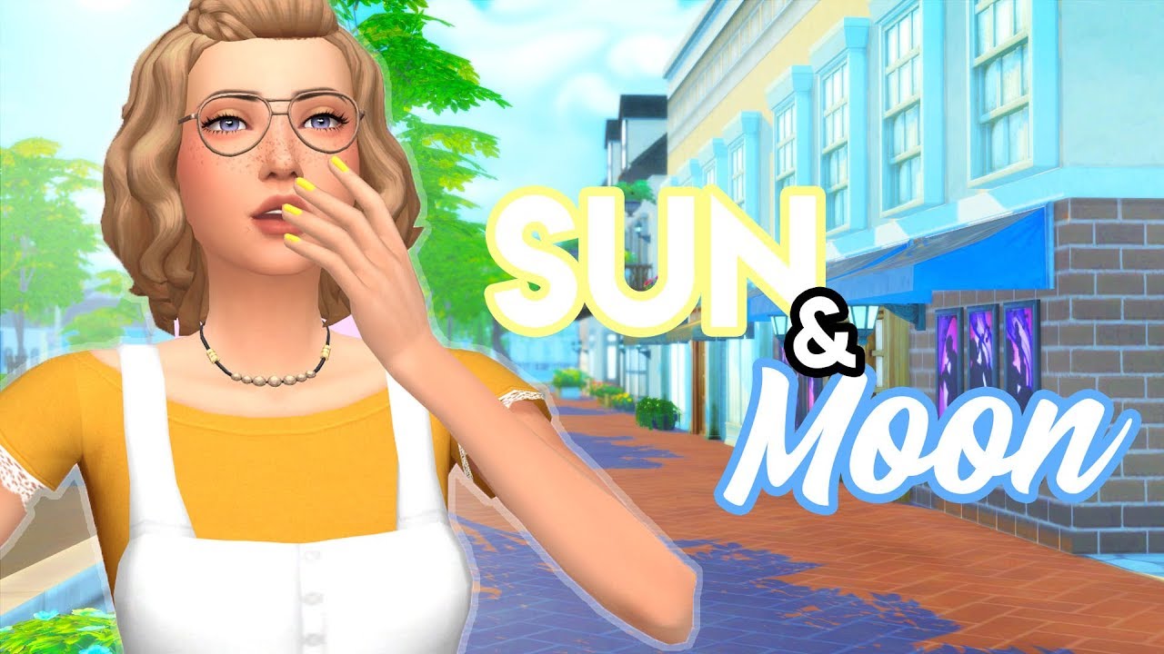 Sims 4: CAS - Sun and Moon☀️ - Collab with cvriie