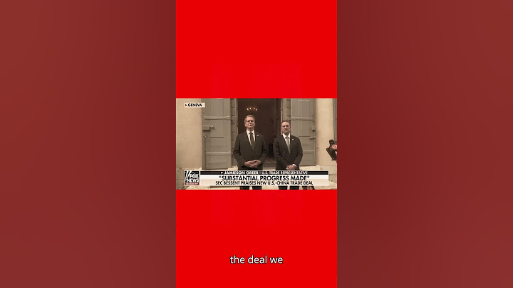 Good News Trump makes trade deal with China