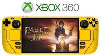 Fable 3 Steam Deck | Xbox 360 Emulation Steam Deck