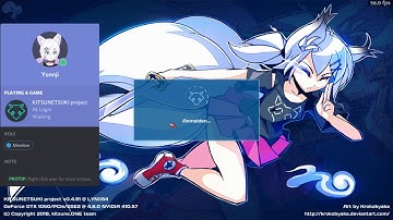 KITSUNETSUKI project integration with Discord, #Panda3D #IndieGameDev