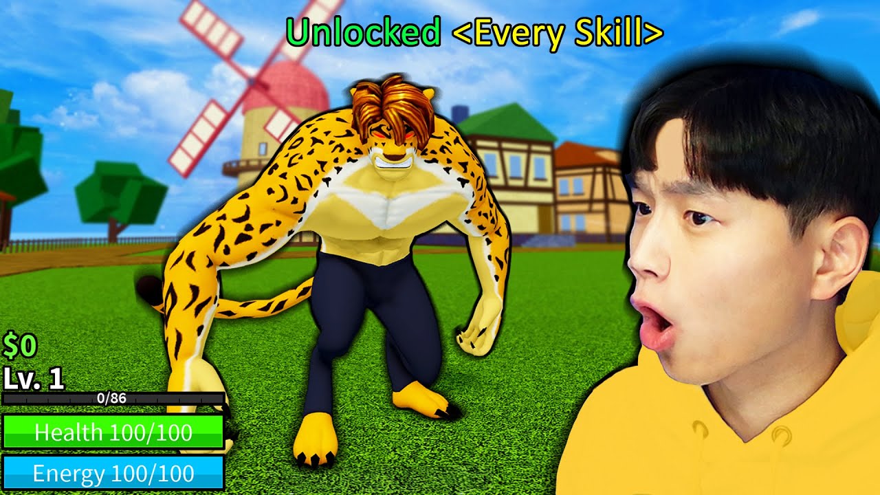 Using INVINCIBLE LEOPARD FRUIT BUILD LEVEL 1-2400 In Blox Fruits