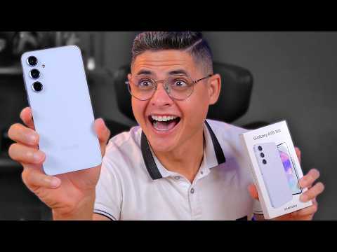 CHEGOU! Galaxy A55 da SAMSUNG oficialmente no BRASIL! Unboxing e Impressões