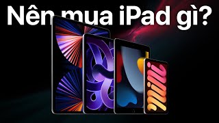 Nên chọn mua iPad nào? iPad thường, iPad Pro, iPad Mini hay là iPad Air 5?