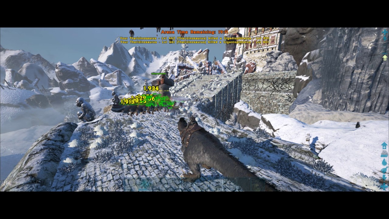 ARK Survival Evolved Beta Megapithecus Test 1. - YouTube