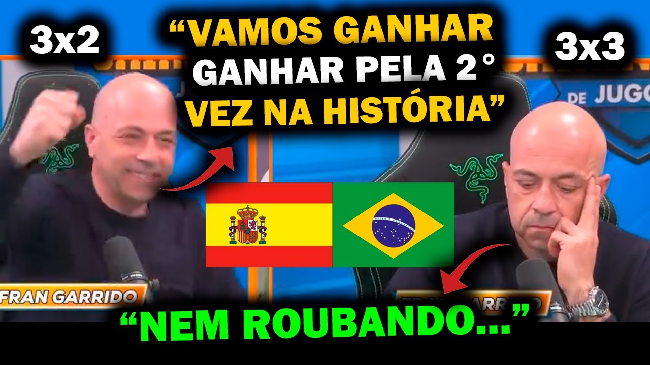 COMÉDIA! ESPANHÓIS TENTAM EXPLICAR PÊNALTIS A FAVOR DA ESPANHA E EMPATE NO FIM