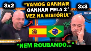 COMÉDIA! ESPANHÓIS TENTAM EXPLICAR PÊNALTIS A FAVOR DA ESPANHA E EMPATE NO FIM