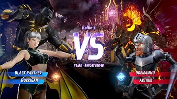 MARVEL VS. CAPCOM: INFINITE Black Panther,Morrigan Alt. Gameplay In Arcade Mode