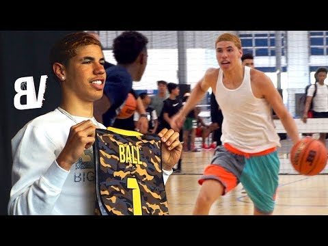 LaMelo Ball's FIRST JBA Practice + Contract Signing & Jersey Reveal - JBA Signing Day [REUPLOAD]
