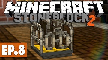 Minecraft StoneBlock 2 - Fluid Cow Beginnings! #8 [Modded Survival]
