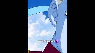 Vegeta saves piccolo from whis
