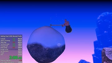 Getting Over It with Bennett Foddy - 3m 20s Speedrun