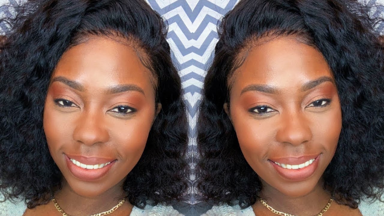 Affordable & Cute Vacation Hair  Deep Wave Bob Wig from 