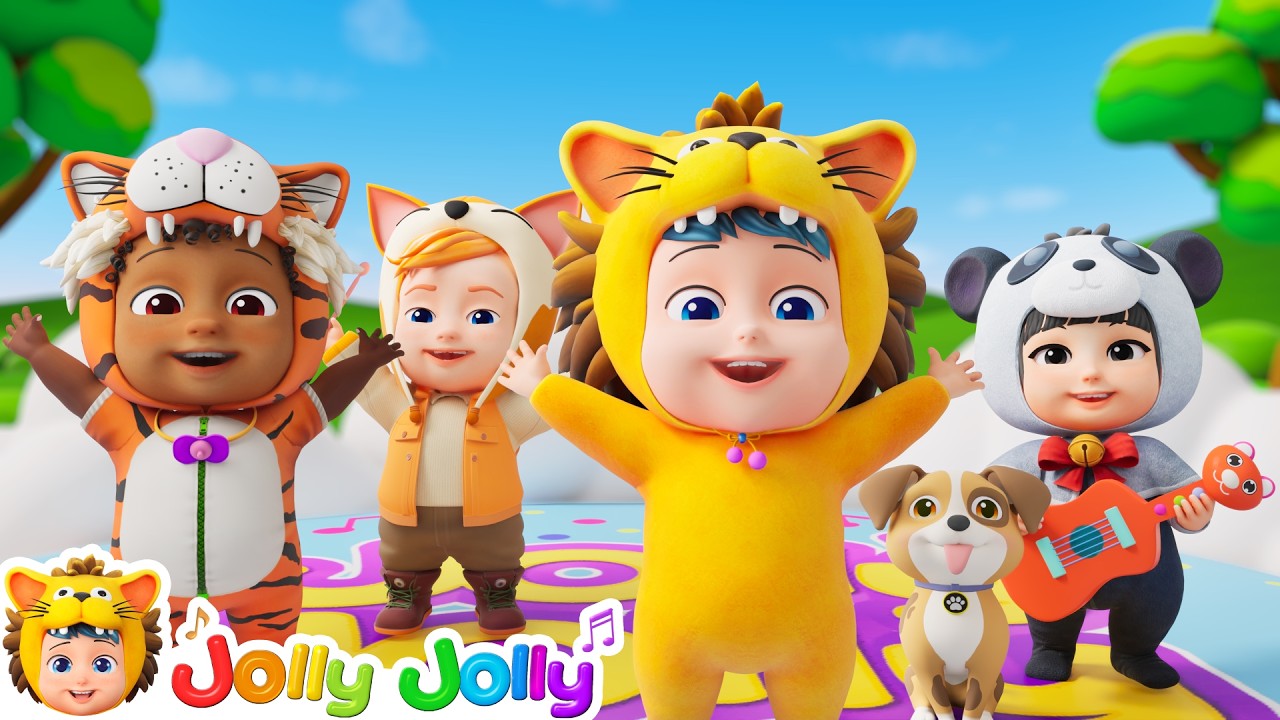 This Old Man He Played One | Learn Count 1 to 10 | Jolly Jolly - Nursery Rhymes