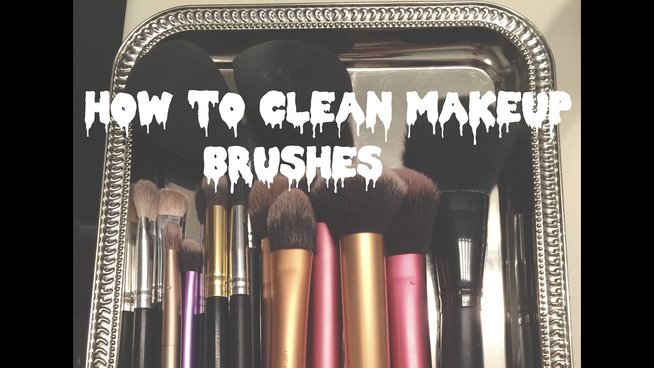 How To Clean Makeup Brushes YouTube