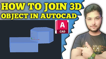 How to Join 3D Object in Autocad | Tutorial urdu hindi 2025 | Nabeel Architect