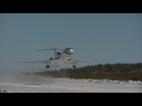 Видео: Аварийная посадка Ту-154 в Ижме. Возвращение самолёта в небо. Часть 2 - возвращение в небо.