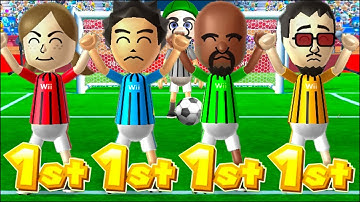 Wii Party MiniGames - Player Vs Lucia Vs Matt Vs Akira (4 Players On Master Difficulty)