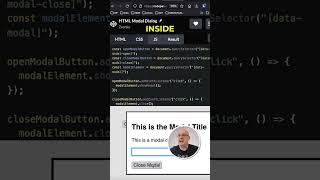 HTML Dialog - HTML modal just got easier #html #javascript