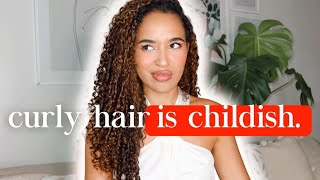 THIS IS WHY YOUR CURLY HAIR LOOKS CHILDISH