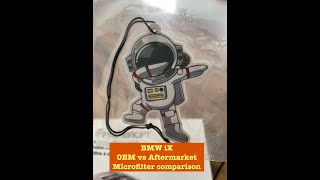 BMW iX OEM vs Aftermarket Microfilter Comparison