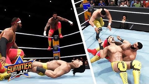 WWE 2K20: Street Profits vs Andrade & Angel Garza | Summerslam 2020 - Prediction Highlights