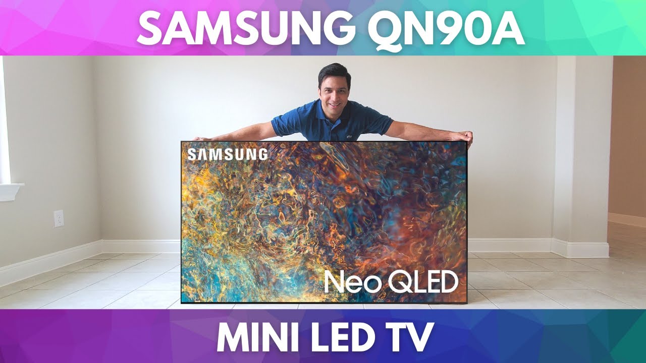 Samsung Neo QLED QN90A Unboxing, Assembly, and Setup - YouTube