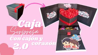 Caja regalo sorpresa. caja sorpresa con confeti y cintas para interfaz de  usuario, web, diseño de impresión, etc. embalaje sorpresa, caja de papel  abierta y cerrada, presente emocional, concepto de idea de