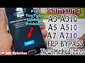 Samsung A3 A310 A5 A510 A7 A710  FRP Bypass Android 7.0/8.0 FIX YouTube Update Error New Method 2020
