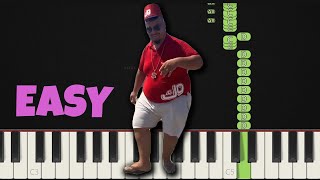 Skibidi Dop Dop Yes Yes│EASY Piano Tutorial│RIGHT HAND 🤚