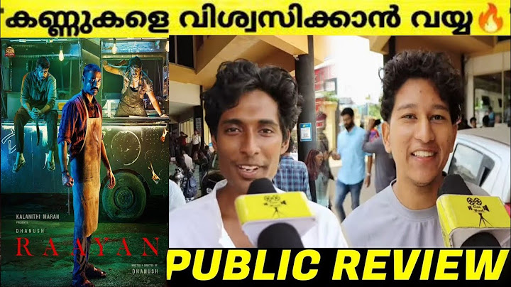 RAAYAN Movie Kerala Theatre Response | Dhanush | A.R. Rahman | Raayan Review Malayalam