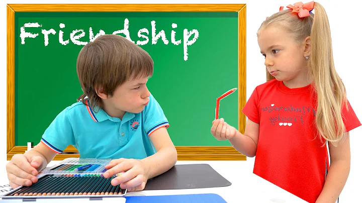 Anabella teaches Bogdan how to build a good friend...