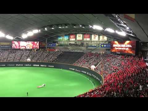 日本シリーズ2016　　札幌ドーム　　　　　広島カープの歌