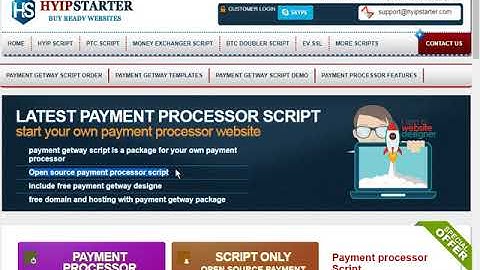 i need payment processor script