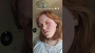 a cute easter makeup 🐣🐰 #makeup #colorfulmakeup #easter #viralvideo #viralshorts #foryou #foryoupage