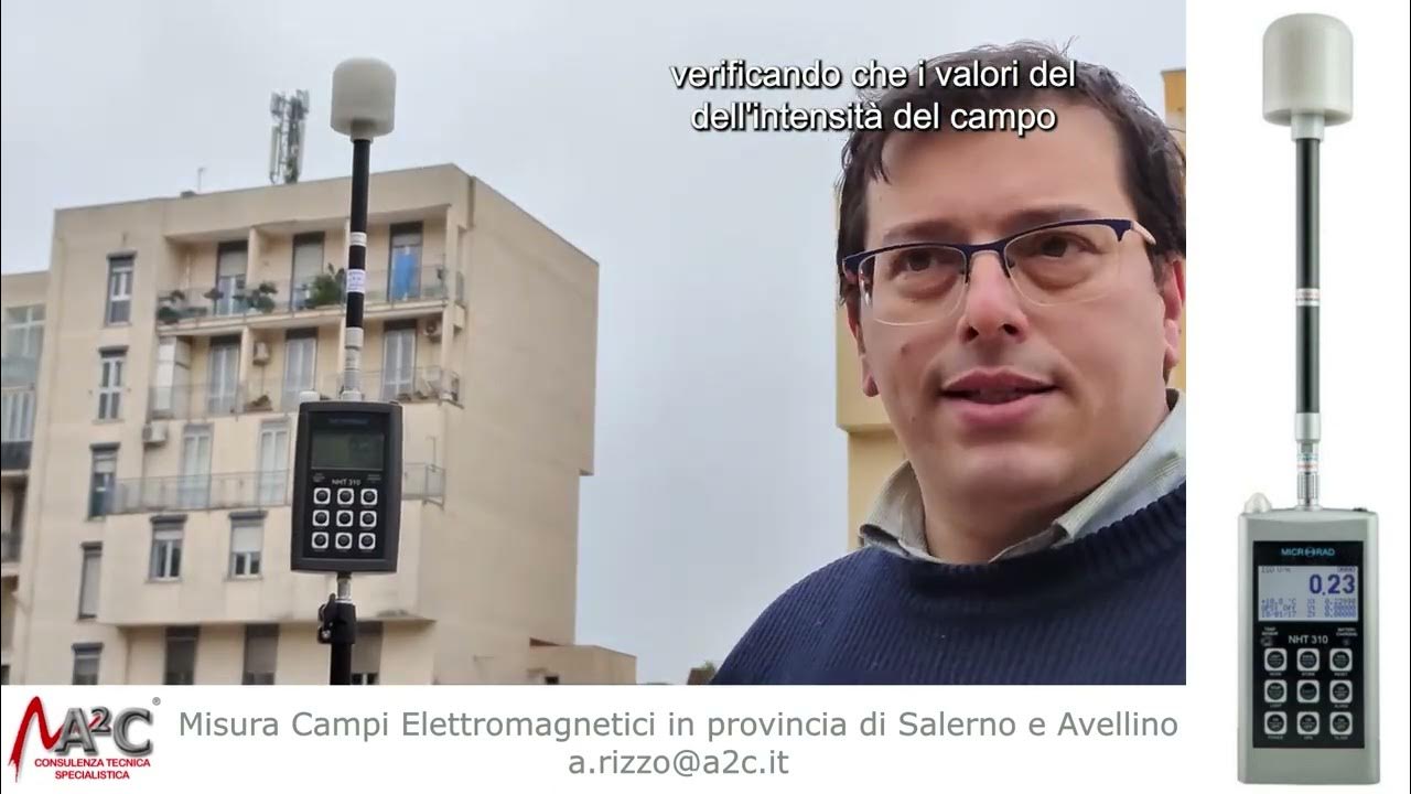 Unità Di Misura Del Campo Elettromagnetico Misura del campo elettromagnetico presso un'antenna di telefonia - YouTube