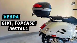 GIVI Monolock Top Case Install - Vespa GTS 250 / 300 | Mitch's Scooter Stuff screenshot 4