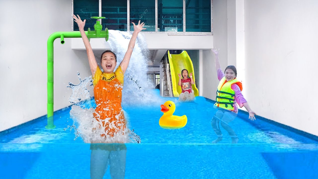 ho boi ha noi  Update 2022  Làm Bể Bơi Dưới Tầng Hầm ❤ Mùa Hè Đến Rồi Ngủ Trong Nước ❤ Trang Vlog
