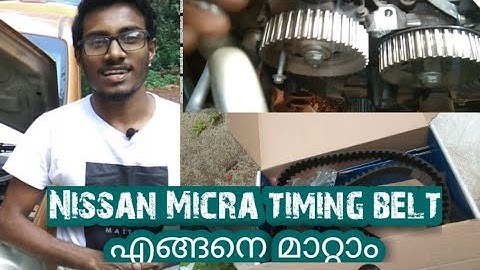 Nissan Micra timing belt replacement