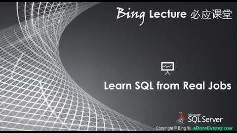 Loading XML Files in SSIS (Bing Lecture - Learn SQL from Real Jobs)