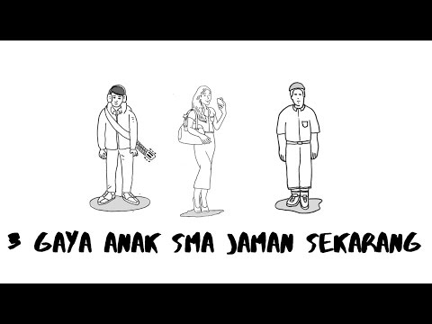 3 Gaya Anak SMA Jaman Sekarang