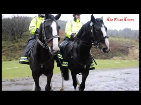 Strathclyde Police horses in Oban