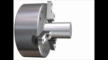 CNC lathe work holding