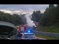 A heavy Motorcycle Crash and a strange 370Z - Nordschleife 21.08.2014