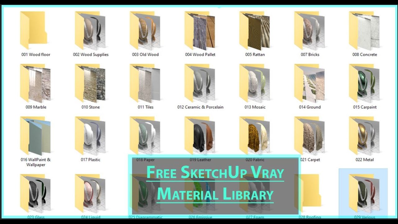 download vray material library for sketchup