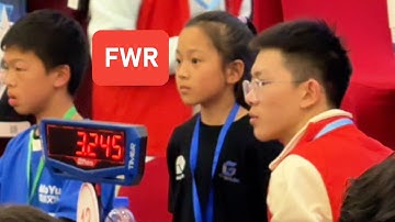 BREAKING! 3.24 3x3 FWR/WR4 Single Qixian Cao🇨🇳 ｜ Hangzhou Winter 2025 | Female World Record