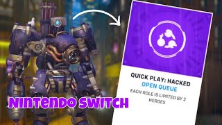 Late Night Overwatch 🌙 Quick Play: Hacked Open Queue ✨ Bastion Gameplay 🎮 With Raining Sound 🌧️