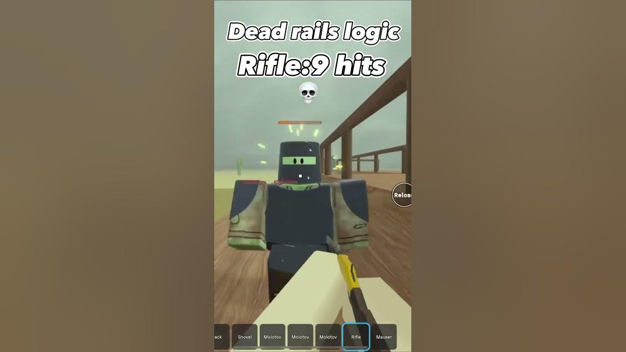 Shovel is better than a rifle dead rails #roblox #music #deadrails #capcut #gaming #edit #shorts 541
